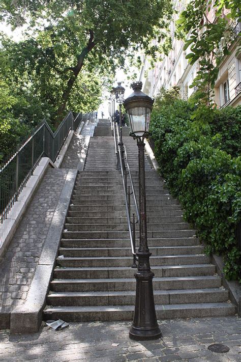 stairs to sacre coeur.